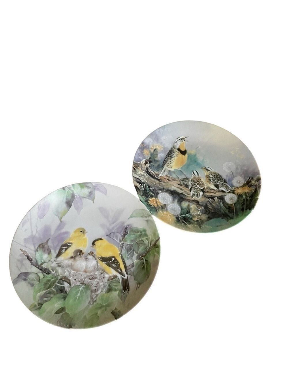2 Decorative Plates, W. I. George, “Lyrical Beginnings” & “Mother’s Melo…